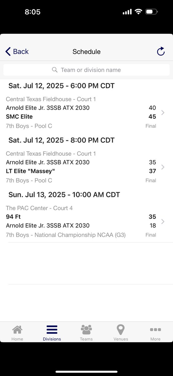Arnold Elite Est.2017 & Lady Arnold Elite Est.2018 (@elitearnold) on Twitter photo Tough day for our <a href="/EliteArnold/">Arnold Elite Est.2017 & Lady Arnold Elite Est.2018</a> 2030 <a href="/Jr3SSB/">Jr 3SSB</a> ATX.
0-3β¦
<a href="/CoachJArn0ld/">Jahrrend Arnold</a> Tough day for our <a href="/EliteArnold/">Arnold Elite Est.2017 & Lady Arnold Elite Est.2018</a> 2030 <a href="/Jr3SSB/">Jr 3SSB</a> ATX.
0-3β¦
<a href="/CoachJArn0ld/">Jahrrend Arnold</a>