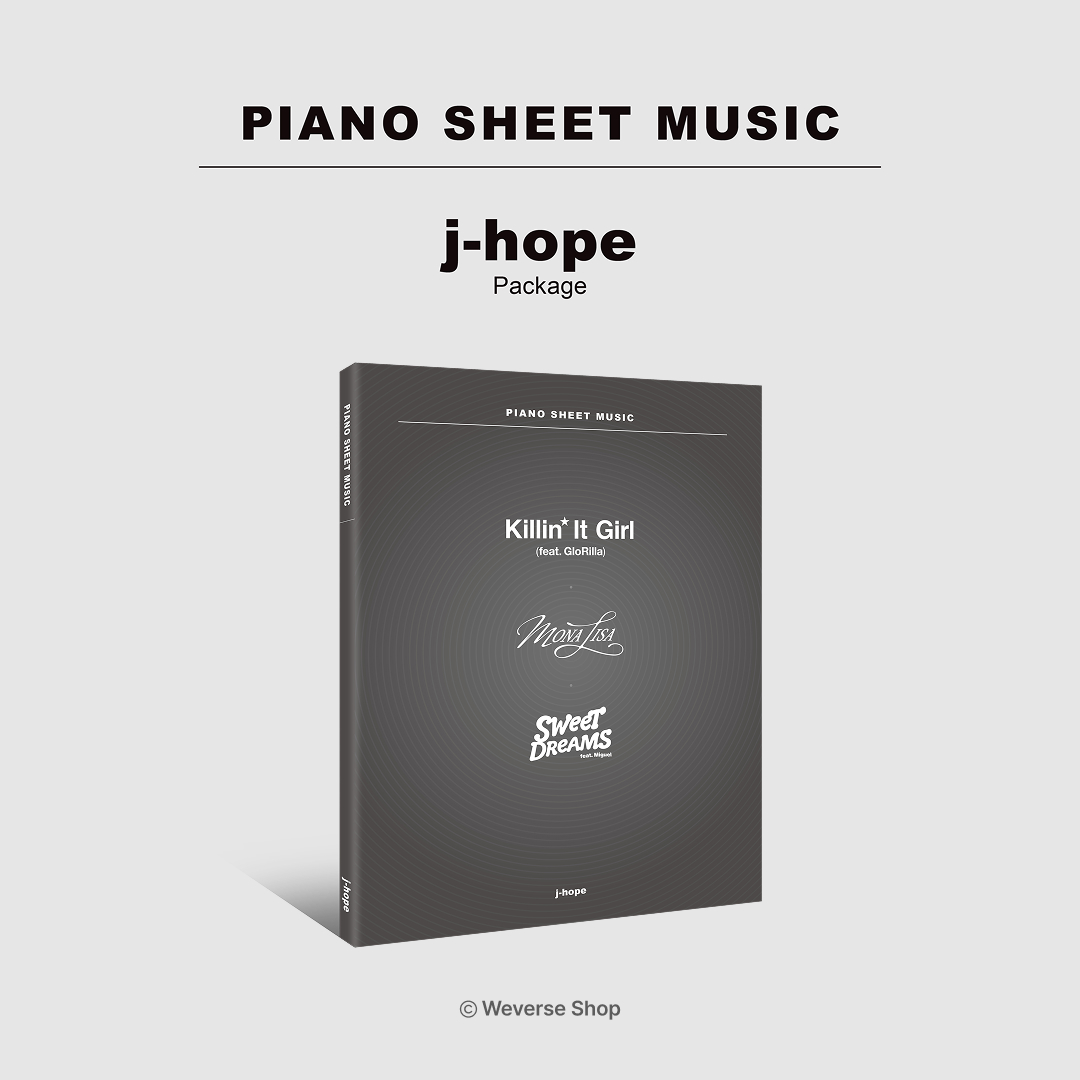 BTS_jp_official's tweet image. PIANO SHEET MUSIC : j-hope (Package)予約販売スタート!
詳しくはこちら→bts-official.jp/news/detail.ph…
#PIANO_SHEET_MUSIC #jhope #제이홉
#jhope_KillinItGirl #jhope_MONALISA #jhope_SweetDreams