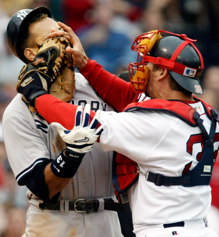 clickoneshirt's tweet image. Jason Varitek Alex Rodriguez Brawl Shirt
Relive one of baseball’s most legendary moments Varitek vs. A-Rod, forever 🔥⚾🥊
#RedSoxNation #Basebrawl #MLBLegends #JasonVaritek 
Step into the moment: clickoneshirt.com/product/jason-…