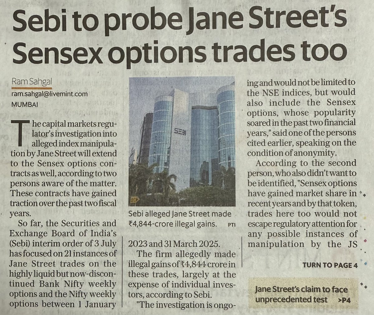 gurjota's tweet image. What is the point of this exercise now?
Manipulate the market day in day out, just pay a fine and move on.