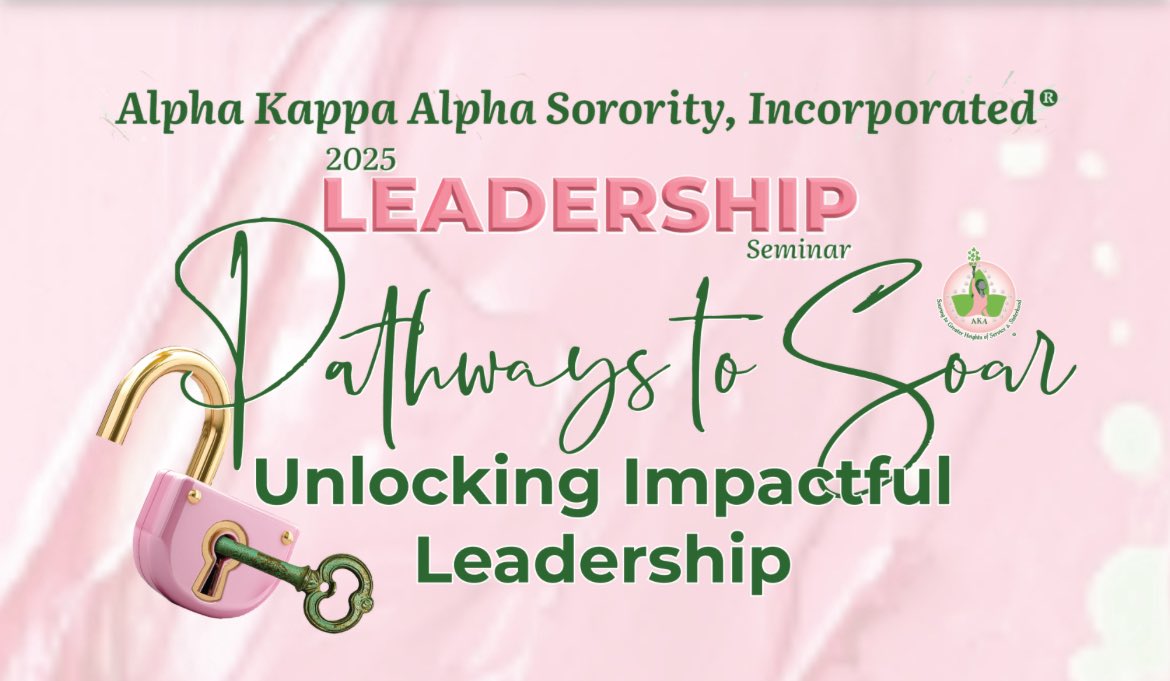 Dr. NaTasha Crain (@classycrain) on Twitter photo Grateful to attend the 2025 Alpha Kappa Alpha Sorority, Inc.® Leadership Seminar and earn my Membership Experience & Chapter Basileus Certifications! 
Certified to Lead. Inspired to Soar.🩷💚🩷💚
#AKA1908 #LeadershipSeminar2025 Grateful to attend the 2025 Alpha Kappa Alpha Sorority, Inc.® Leadership Seminar and earn my Membership Experience & Chapter Basileus Certifications! 
Certified to Lead. Inspired to Soar.🩷💚🩷💚
#AKA1908 #LeadershipSeminar2025