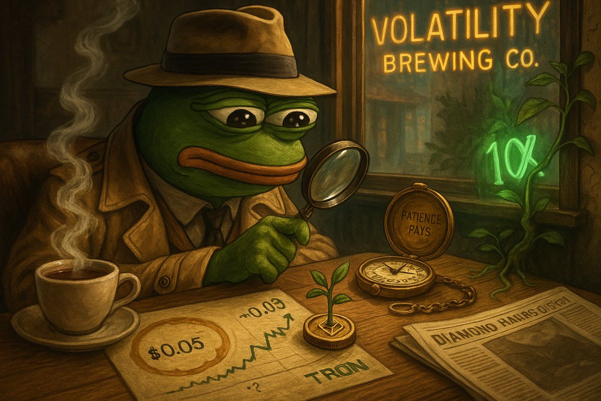 PePeonTron_Coin's tweet photo. GM degens! 🐸 Unlock your alpha vision — What's the hidden catalyst in this chart? 👇🔍 
@sunpumpmeme #PePeonTron https://t.co/AOlpUl4a5o