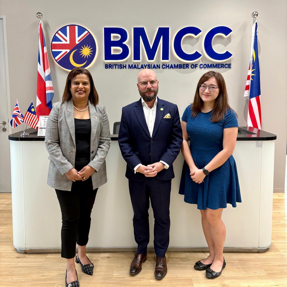 BMCCMalaysia's tweet image. We had the pleasure of hosting Justinian Habner, Regional Director (SEA) of Invest Northern Ireland, at the BMCC office in TRX.
We look forward to supporting Northern Ireland’s business interests in Malaysia.