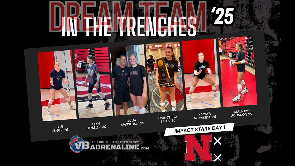 First piece from a great cpl days in Lincoln. In the trenches Dream Team Camp <a href="/HuskerVB/">Nebraska Volleyball</a> Young Impact Stars Day 1 29s and 30s plus talk about how some of Nebraskas current commits who attended did. 
 VBAdrenaline.com