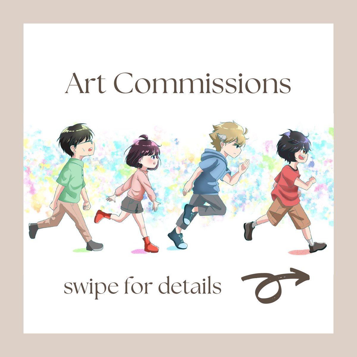 Chikakoshi7's tweet photo. Excuse me coming through~🙌🏼 I'll be opening art commissions. If interested or have any questions can dm me thank you! ☺️ 
#artcommissionsopen #artcommissions https://t.co/enIyXhAsoV