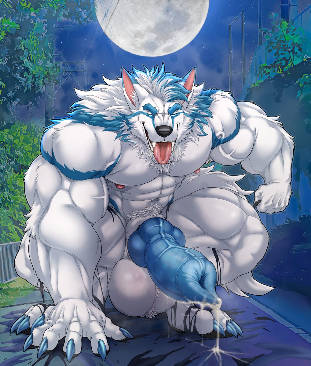 Huge hungry Werewolf he will breed your ass.... Comms for Winti 🟦⛅️