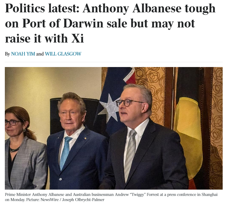 CoaltrainHunter's tweet photo. #GrifterAlert
Twiggy and Albo, kowtowing their way across PRC, Kontiki style. https://t.co/qQgdZBG0nI