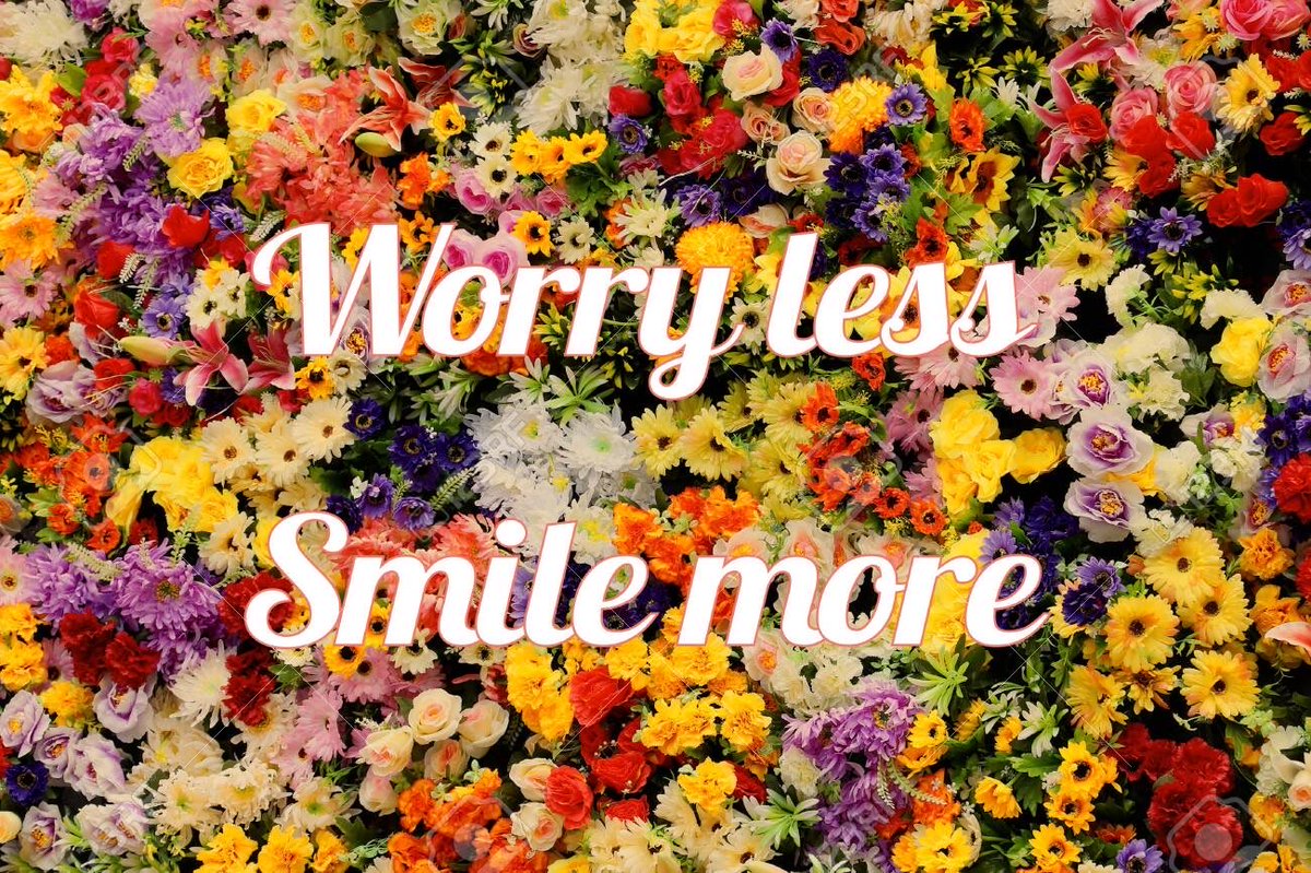 Monday Friendly Reminder…Worry less. Smile more. 🙌😊 #MondayMood #MondayMotivation #NewWeek a