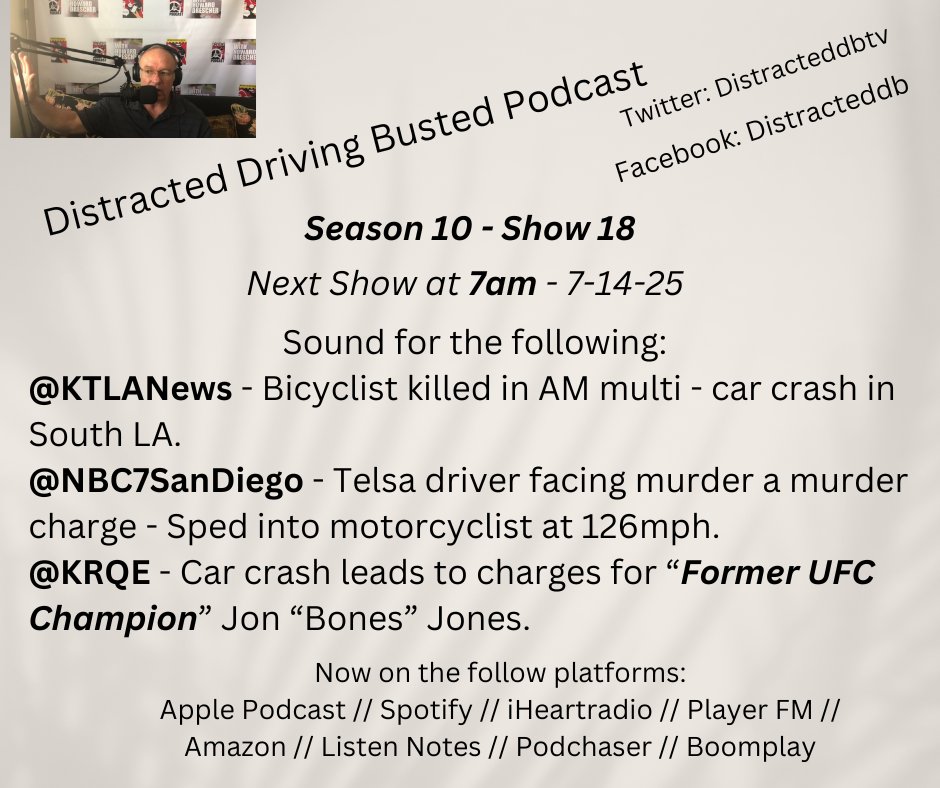 hdrescher3's tweet image. Just got out the studio... Completed Show 18 Season 10 for tomorrow&apos;s podcast show at 7am. Big THANKS to #KTLANews #NBCSanDiego #KRQE for the sound in this episode.