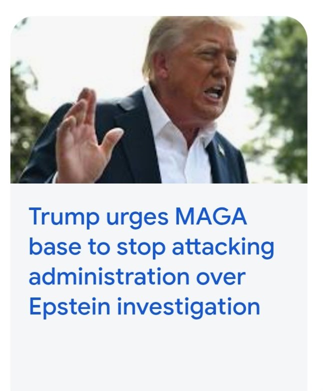 IF Trump was Innocent, he would WANT the Epstein files to be released.
But hes GUILTY, up to his eyeballs.

Its that SIMPLE....