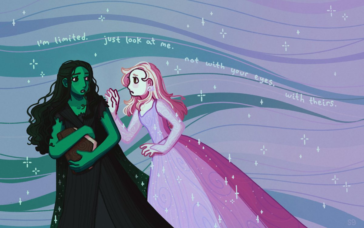 thespookytoad's tweet image. how gay does a line of dialogue have to be to make me think about it all day
#wicked #wickedfanart #gelphie #wickedforgood