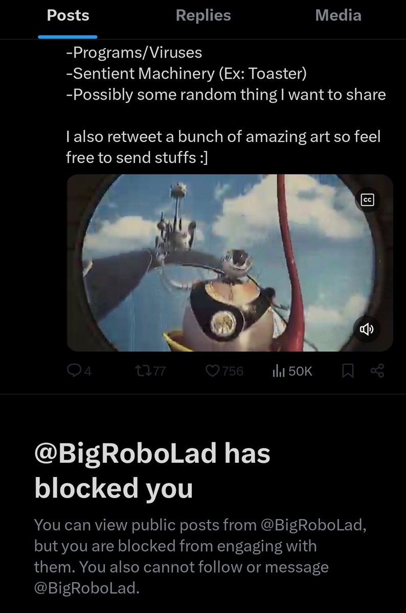 OP blocked me for this btw