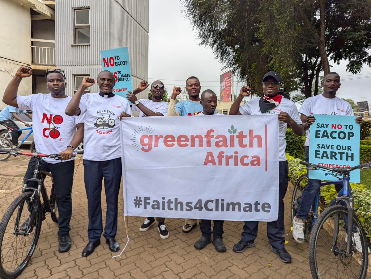 As oil giants push pipelines through our communities, we push pedals in protest.
Ahead of #AMCEN2025, GreenFaith, alongside youth across the continent, took to the streets of Nairobi #Cycling4JustEnergyTransition not for sport, but for faith action.
#Faiths4climate #StopEACOP