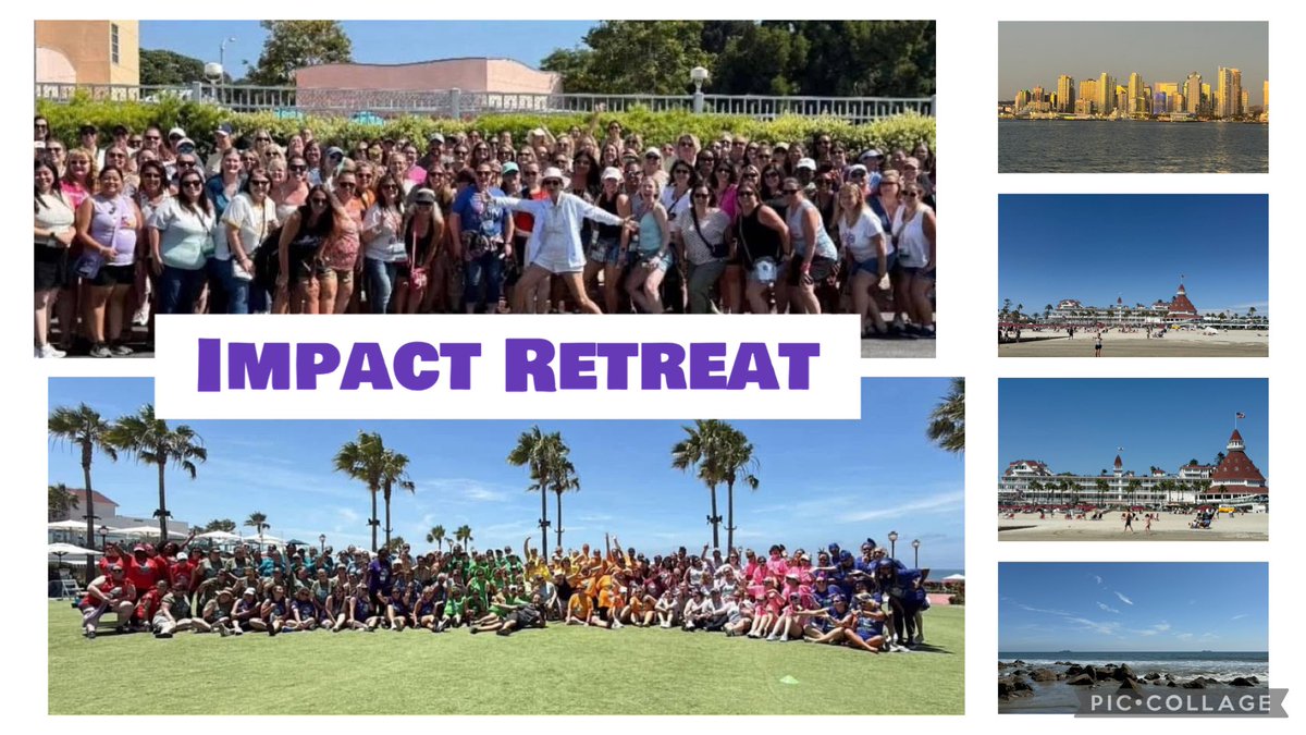 tberry_teaches's tweet image. Three collages to sum up the 2025 #impactretreat. Relaxation….Rejuvenation…and of course some PD #stillweteach