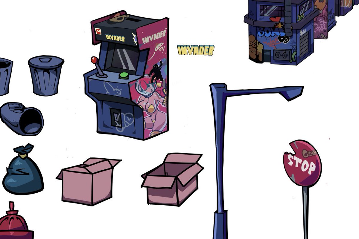 bsteinlounge's tweet image. BEHOLD! My captive artist makes a callback to ze adobe flash games with the background objects. Brilliant! Ze Bratwurst has done wonders. #DigitalArt #adobeflash #newgrounds #IndieGameDev #EnvironmentArt