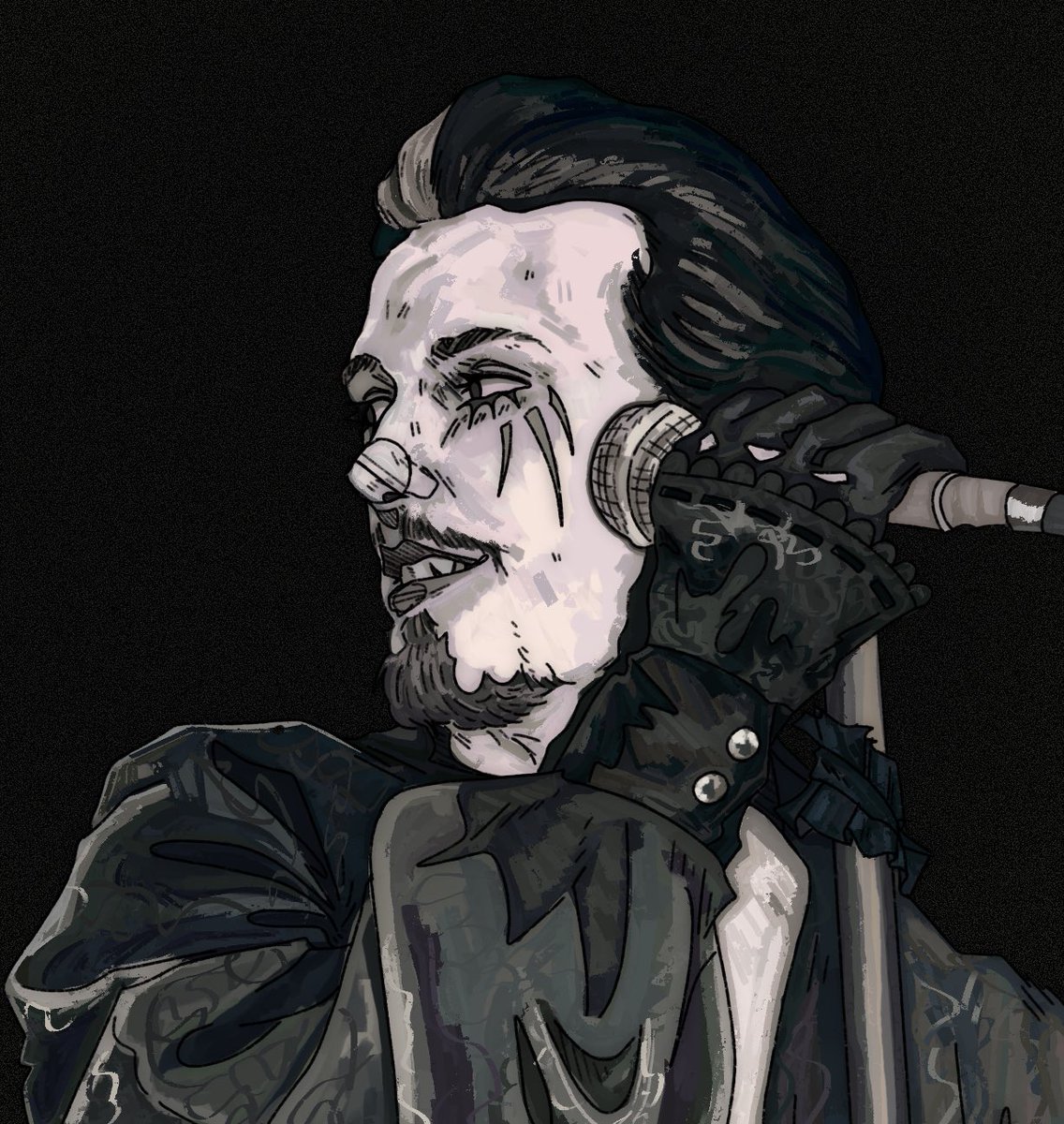 ghostiesagain's tweet image. Self indulgent Dave Vanian 🌘🦋
#thedamned #davevanian