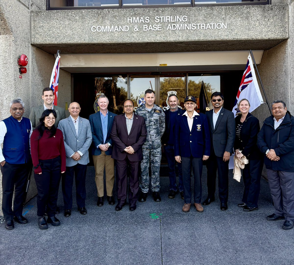 UWA Defence & Security Institute (@defenceuwa) on Twitter photo We are so excited to welcome our guests from India and <a href="/CSDR_India/">CSDR</a> to Perth for their 5-day visit through the Australia-India Strategic and Technology Policy Initiative.
First stop, HMAS Stirling!
<a href="/uwanews/">UWA</a> @uwaresearch <a href="/dfat/">Department of Foreign Affairs and Trade ๐ฆ๐บ</a> #UWASATPI #UWACSRD #UnderseaDomainAwareness We are so excited to welcome our guests from India and <a href="/CSDR_India/">CSDR</a> to Perth for their 5-day visit through the Australia-India Strategic and Technology Policy Initiative.
First stop, HMAS Stirling!
<a href="/uwanews/">UWA</a> @uwaresearch <a href="/dfat/">Department of Foreign Affairs and Trade ๐ฆ๐บ</a> #UWASATPI #UWACSRD #UnderseaDomainAwareness