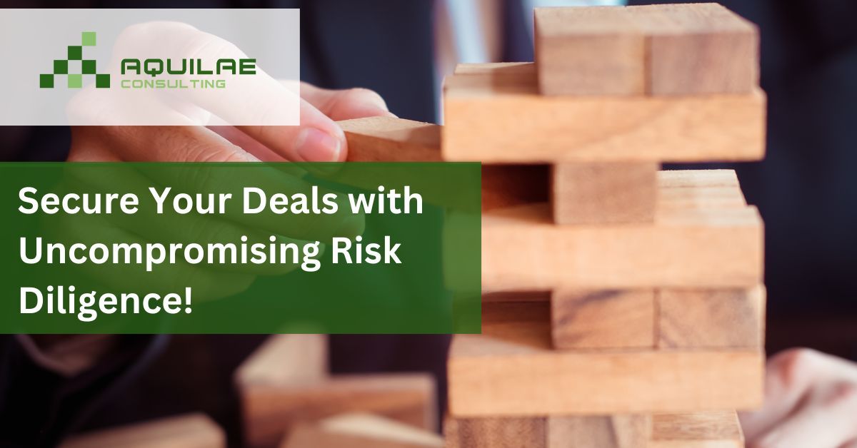 𝗦𝗲𝗰𝘂𝗿𝗲 𝘆𝗼𝘂𝗿 𝗠&amp;𝗔 𝗱𝗲𝗮𝗹𝘀 𝘄𝗶𝘁𝗵 𝘂𝗻𝗰𝗼𝗺𝗽𝗿𝗼𝗺𝗶𝘀𝗶𝗻𝗴 𝗿𝗶𝘀𝗸 𝗱𝗶𝗹𝗶𝗴𝗲𝗻𝗰𝗲.
Aquilae Consulting uncovers financial, operational &amp; reputational threats before they erode value.

muhammad@aquilaeconsulting.com
#DueDiligence #MergersAndAcquisitions