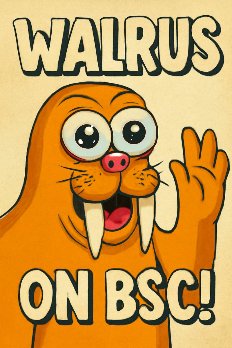 saad_cryp's tweet photo. @walrus_bsc @walrus_bsc
$WALRUS will makes multimillions MC soon
@ziadnabbil @tamim_y1 @_I3QI3
#Walrus $WALRUS #Memebsc https://t.co/9I4BGiZ8Ey