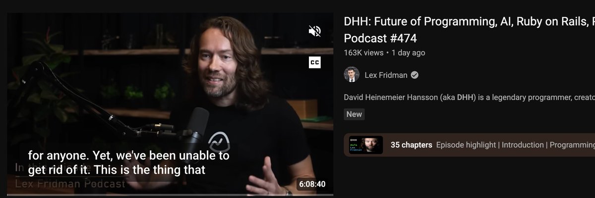 How do I convince my gf that this 6-hour interview with DHH will be as entertaining as Love Island