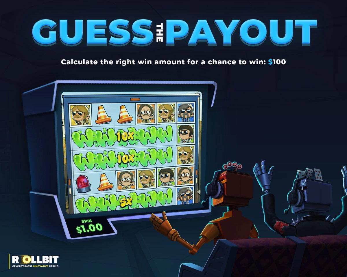 Can you Guess the Payout? 🤔

Reply with the correct win amount for your chance to win $100 Rollbit balance!