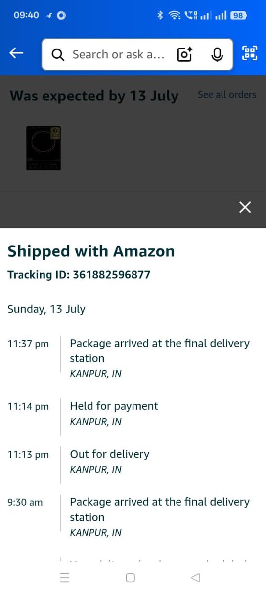 Nagendrapur's tweet photo. घोर बेईमान @amazonIN @AmazonHelp जिसके द्वारा 3 दिन से झूठा जवाब दिया जा रहा है
खैर आपकी बेईमानी और झूठे सबूत को एकत्र कर ऐसा मुकदमा लगायेंगे जिससे मा न्यायालय आपके ऊपर भारी जुर्माना लगाया जा सके 3 दिन से झूठे जवाब देकर आप धोखा दे रहे हो आज तक डिलीवरी नहीं करी @jagograhakjago ? https://t.co/NmDYCKMt05