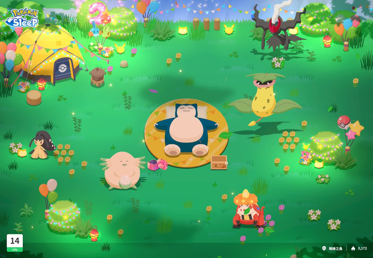 #PokemonSleep2nd
look my team