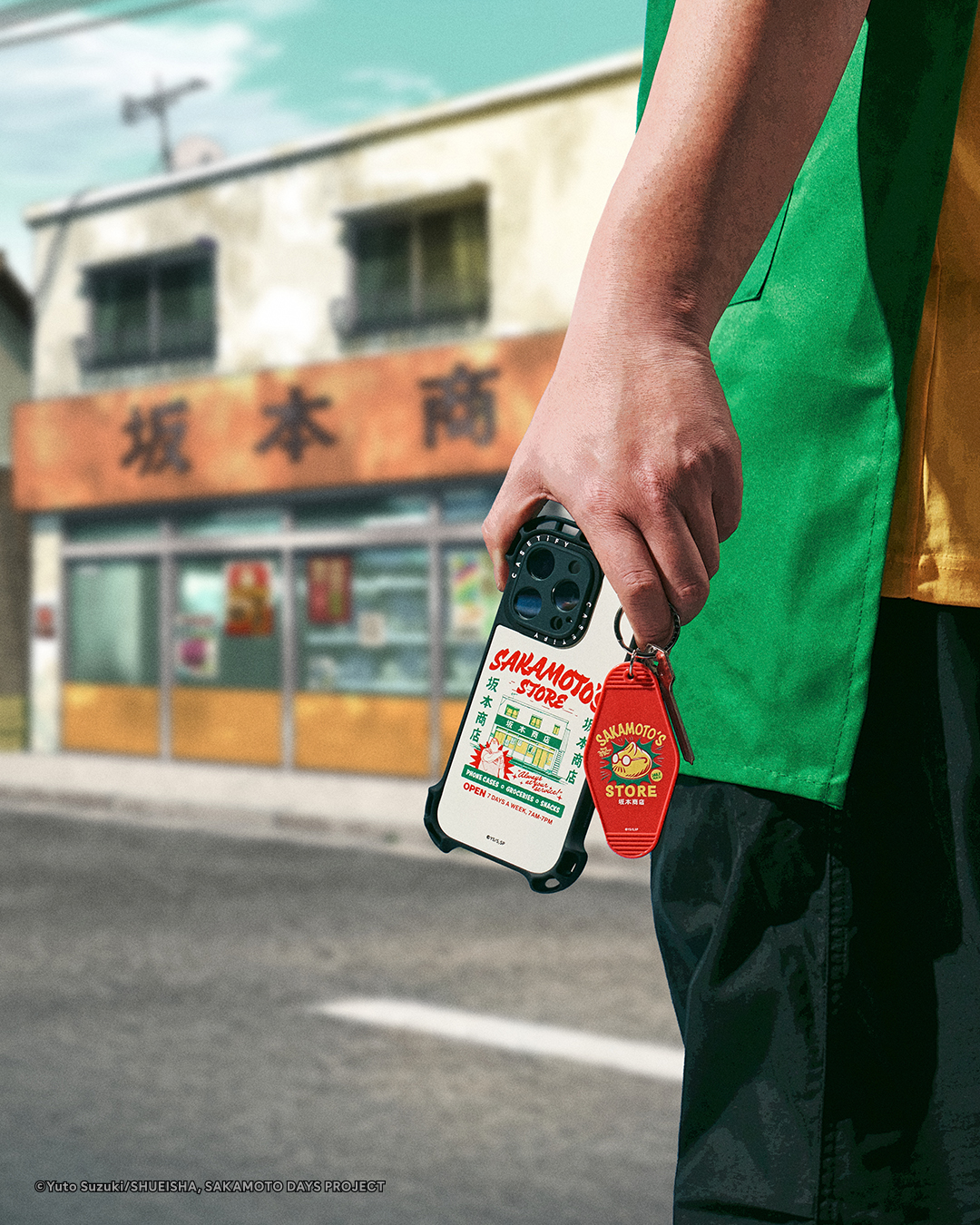 casetify SakamotoDays キーチェーンタグ キーリング 完売品 SAKAMOTO