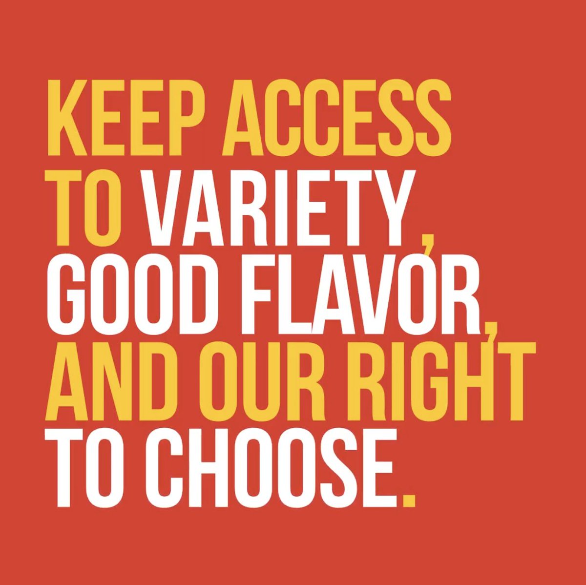 Save_mytomato's tweet photo. Americans have already chosen taste, nutrition and value. Let's keep fair tomato trade across borders and say yes to our freedom to choose from a diverse assortment of truly flavorful tomatoes.🍅
#SaveMyTomato #FreedomOfChoice https://t.co/IQEXiweL16