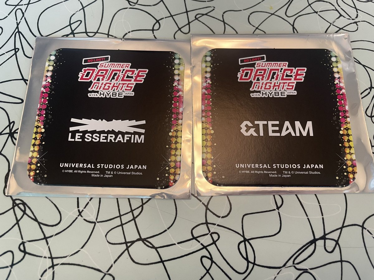 ユニバーサル・スタジオ・ジャパン ユニバ USJ HYBE ハイブ

コースター交換

譲 &amp;TEAM、LE SSERAFIM

求 ENHYPEN

現在パーク内にいます、お気軽にリプライ、DMお願いします！