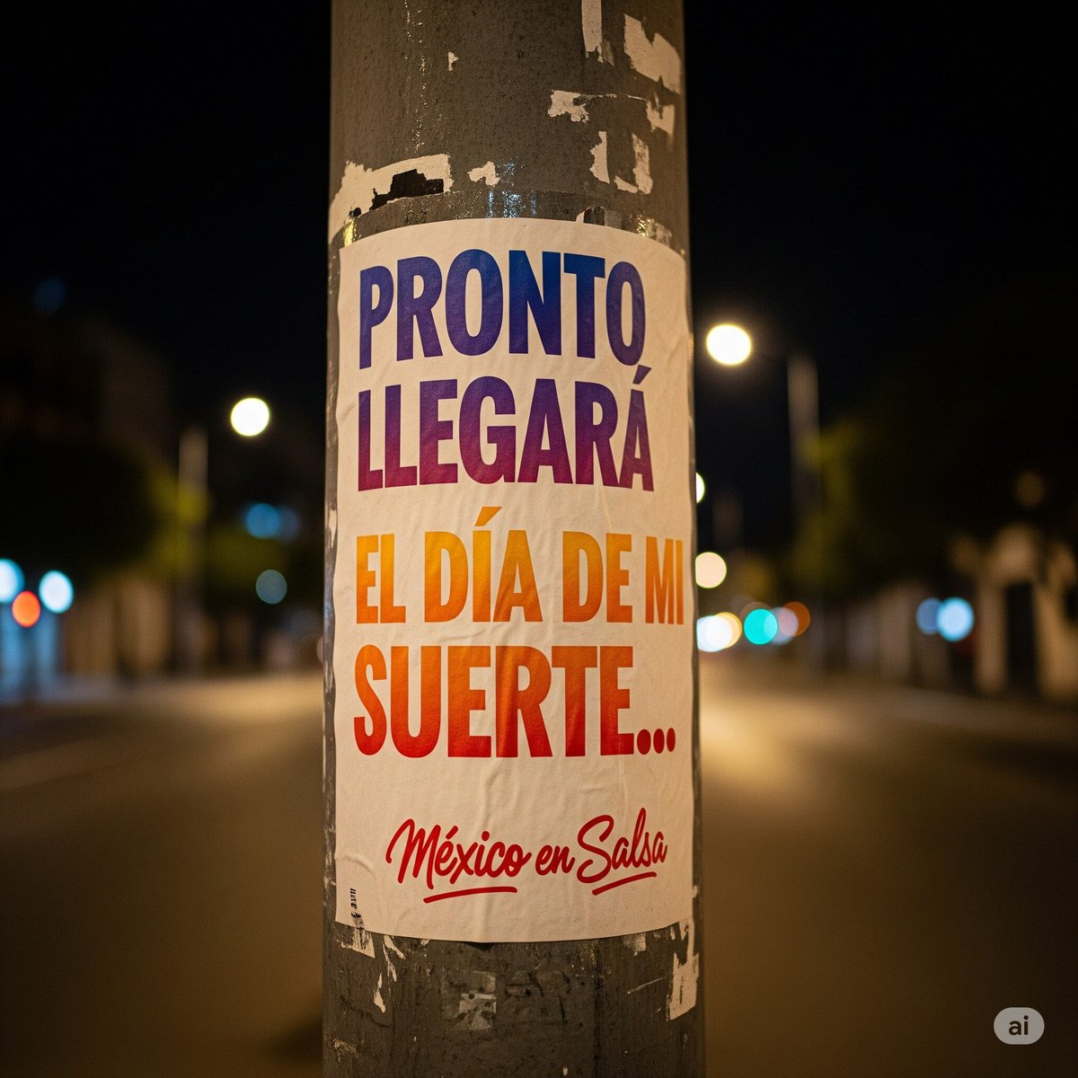 Seguro que mi suerte cambiará...