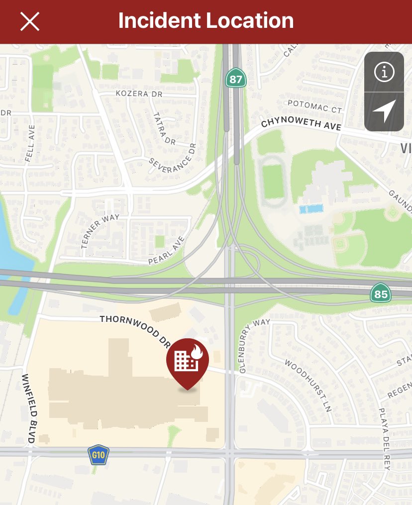 #SJFD firefighters are on scene at Target at Westfield Oakridge mall. Small fire on second floor that was extinguished by sprinkler system. Crews are performing salvage operations due to water. Store has been evacuated. No injuries. Please avoid the area.
 
TOC: 8:36pm