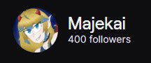 I finally hit 400 followers on Twitch tonight!!! 😭🫶 Thank you so much to everyone who continues to watch and support me and my little channel 💙💙 I’m so very grateful for you all 🥹