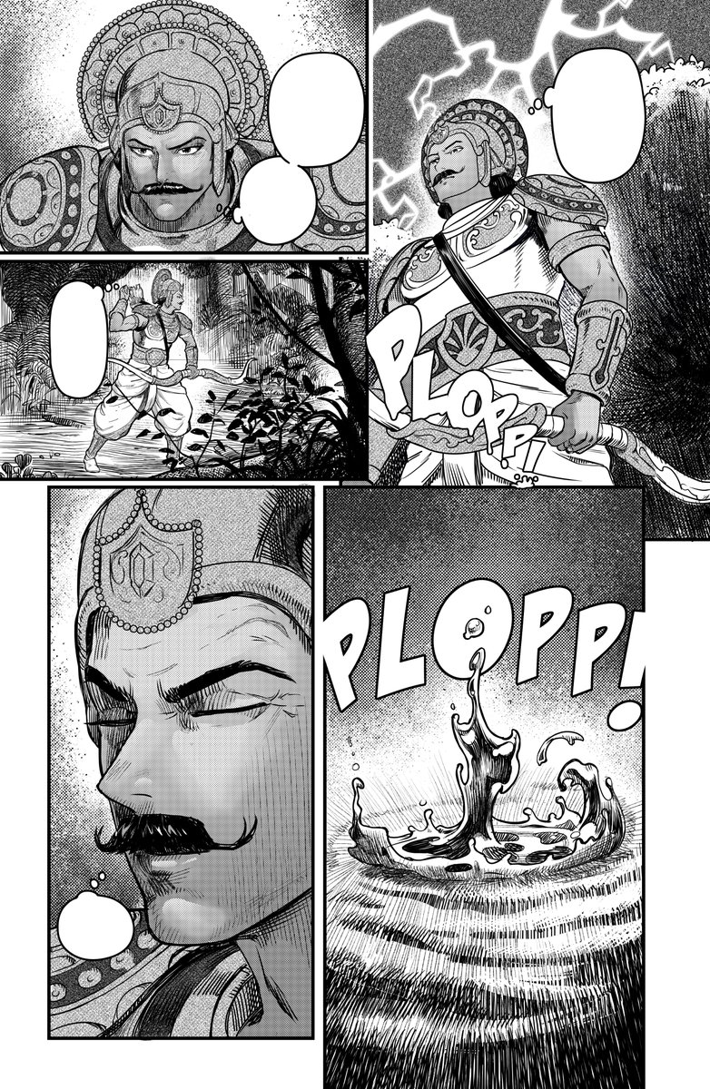 Completed this page from my upcoming manga yesterday.
What do you guys think?

#ramayana #ramayanalegendofthewarriorprince #manga #comicbook