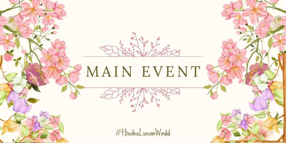 ㅤ
ㅤMAIN EVENT ; #HisokaLucanWedd
ㅤWhere the [non-con] magic happens!
ㅤㅤ