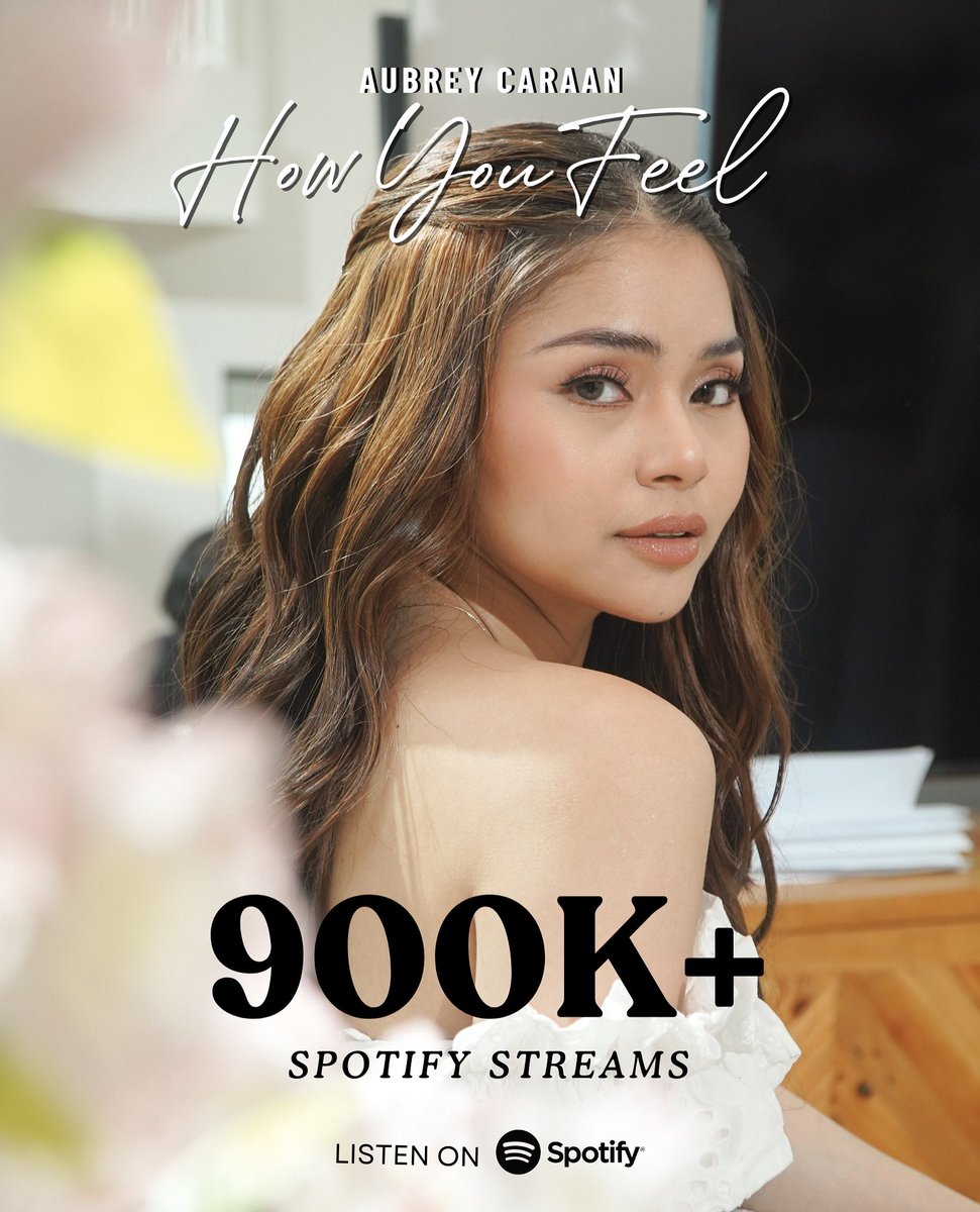 Sana kasabay ng pag-amin niyo kay crush ay pag-stream niyo ng ‘How You Feel’

‘How You Feel’ by Aubrey Caraan has now reached 900K+ streams on Spotify!

Stream now! 

M/V: youtu.be/SVh0wYinkp0?si…