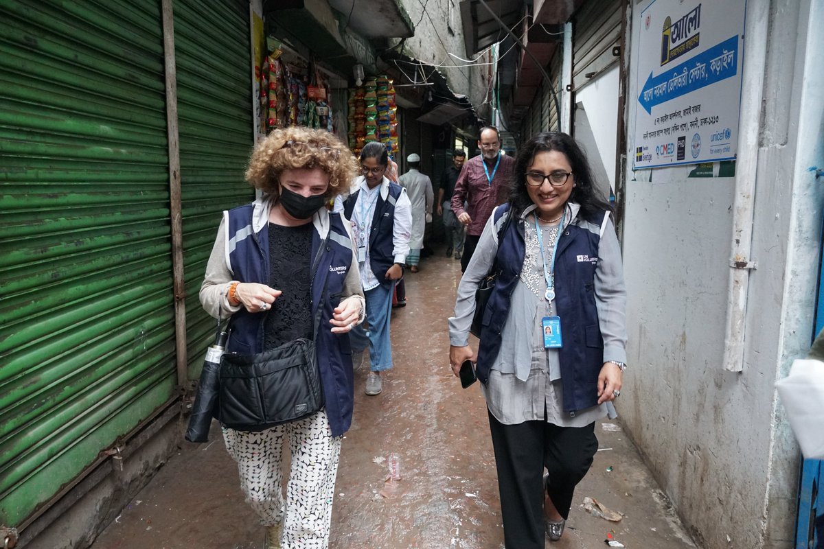 UNV Bangladesh (@unvbangladesh) on Twitter photo Delegates from #UNV HQ and Asia-Pacific office met partners at <a href="/UNICEFBD/">UNICEF Bangladesh</a> and exchanged views on #UNVolunteers' support to UNICEF mandates. Visited #AloClinic where #UNVolunteer Upoma is helping deliver smart healthcare to the urban poor a GoB initiative supported by UNICEF. Delegates from #UNV HQ and Asia-Pacific office met partners at <a href="/UNICEFBD/">UNICEF Bangladesh</a> and exchanged views on #UNVolunteers' support to UNICEF mandates. Visited #AloClinic where #UNVolunteer Upoma is helping deliver smart healthcare to the urban poor a GoB initiative supported by UNICEF.