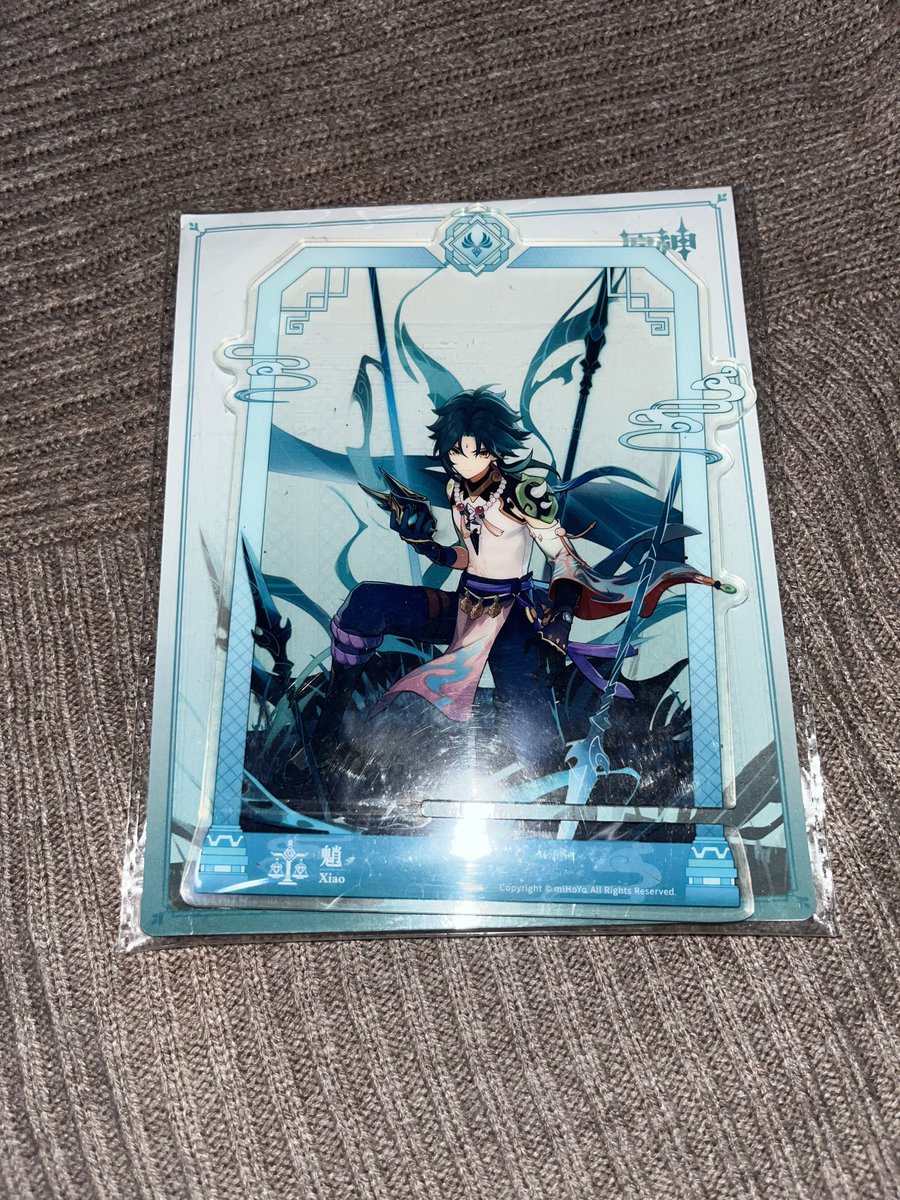 nightylene's tweet photo. wts / want to sell

preloved genshin official merch
- standee phoneholder xiao 120k (protective film masih terpasang)
- standee concert xiao  100k

dom solo, bisa manual/oren (link 👇)
#warunggenshin https://t.co/iPPF1rX5Az