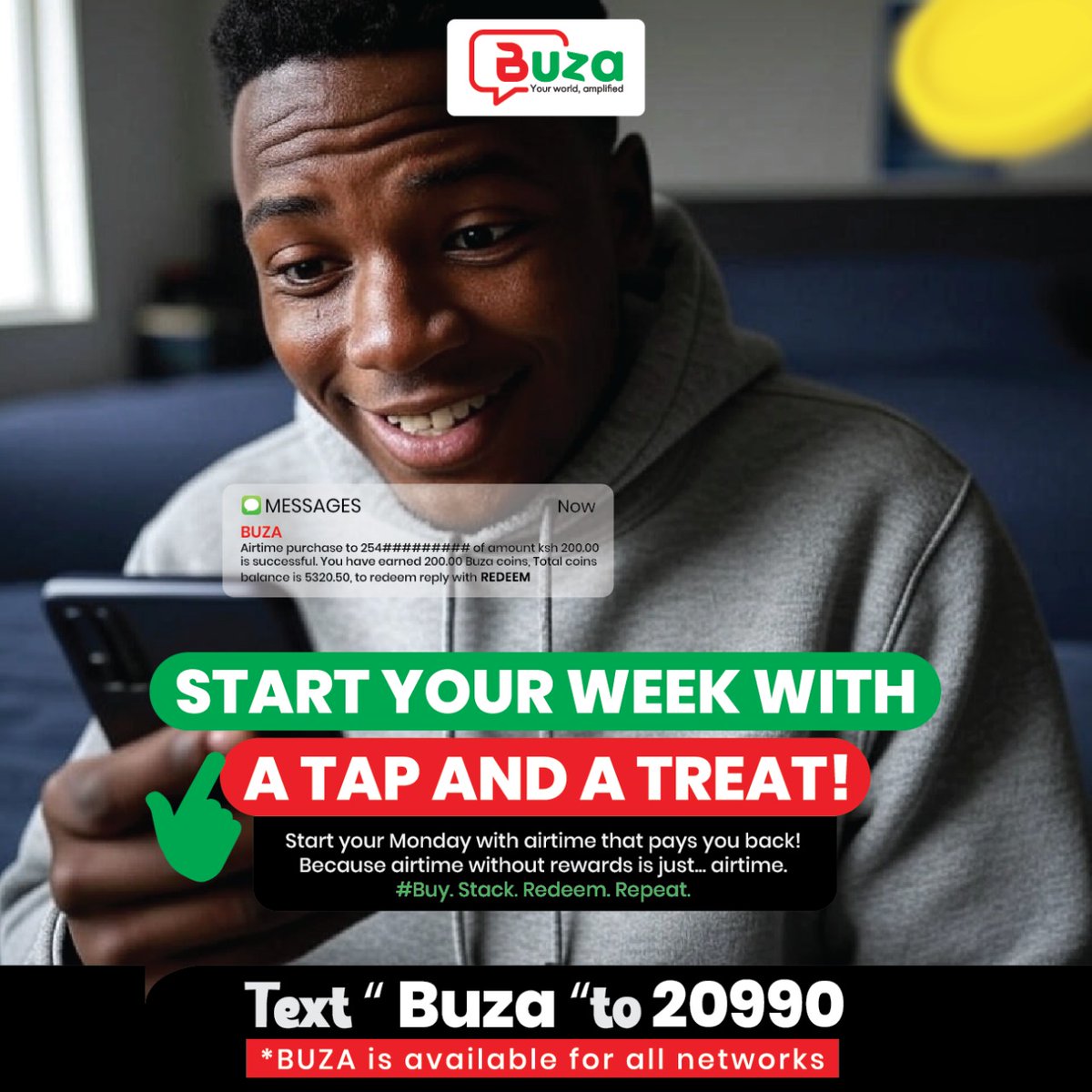 Buzaworld's tweet image. That Monday feeling… when your week hasn’t started if you haven’t earned Buza coins yet.

#EarnWithBuza #MondayReloaded #RedeemWithBuza #SoftLifeNaBuza

Monday motivation Chelsea