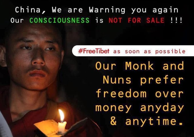 Bhasundara (@bhasundara1) on Twitter photo Communist #China, We are warning you again our Consciousness is Not For Sale!!!
#FreeTibet
#TibetIsNotChina
<a href="/Tenam108/">Tenzin Namgyal</a> <a href="/DrewPavlou/">Drew Pavlou 🇦🇺🇺🇸🇺🇦🇹🇼</a> <a href="/DalaiLama/">Dalai Lama</a> Communist #China, We are warning you again our Consciousness is Not For Sale!!!
#FreeTibet
#TibetIsNotChina
<a href="/Tenam108/">Tenzin Namgyal</a> <a href="/DrewPavlou/">Drew Pavlou 🇦🇺🇺🇸🇺🇦🇹🇼</a> <a href="/DalaiLama/">Dalai Lama</a>