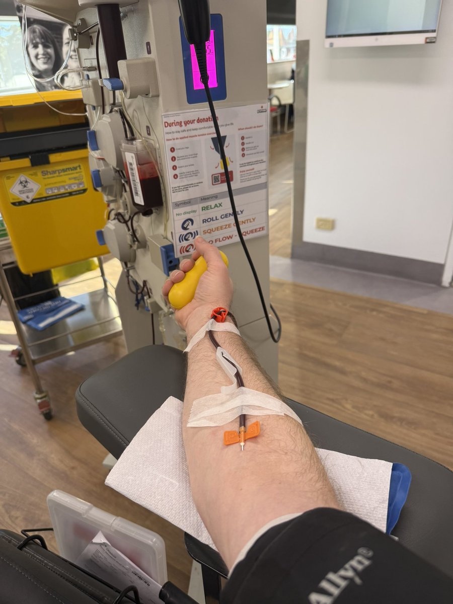 As of today, gay men in Australia are able to donate blood plasma without any wait times, so I did my bit