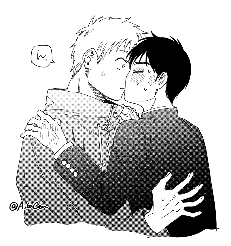 AibaGen's tweet image. OC2　#創作BL #兄弟BL