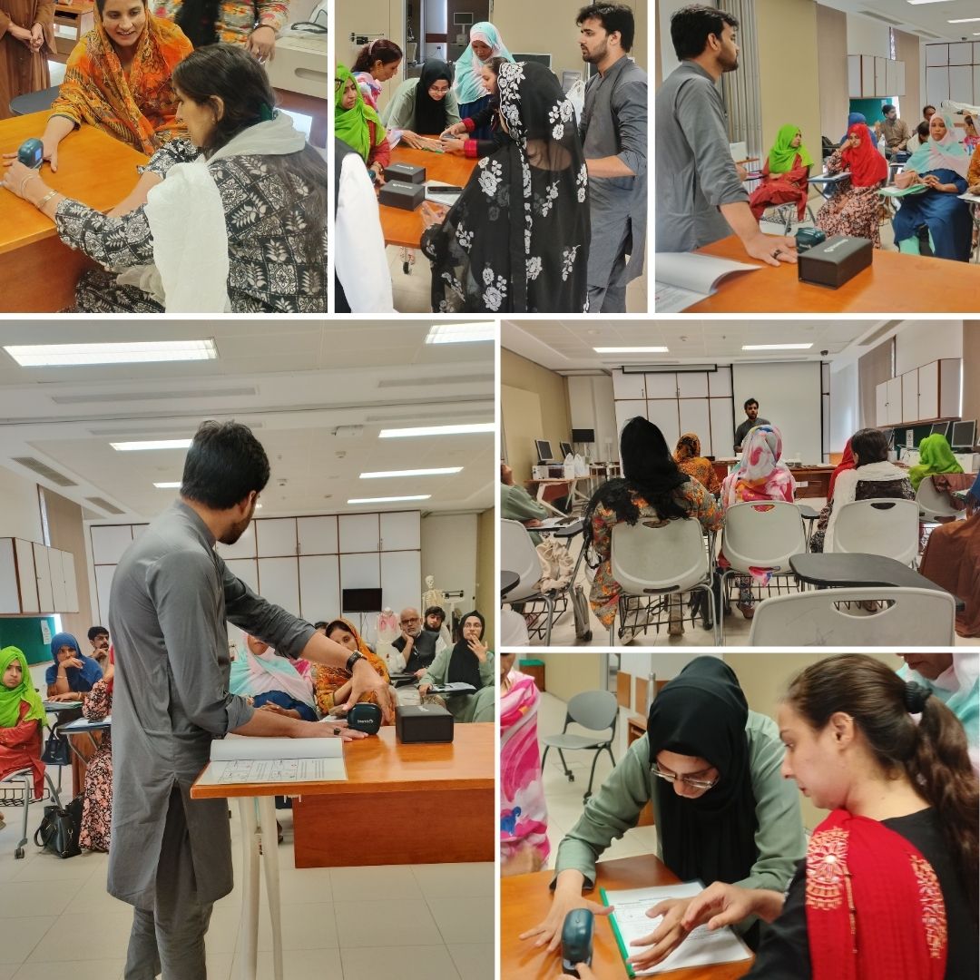 Tech4Life1's tweet image. Tech4Life Enterprises conducted the first training session of rural health workers from district Thatta at the #AgaKhanUniversity , Karachi.
Our team trained the staff on using Smart-Hb. The training was conducted as part of the study funded by the @gatesfoundation.
#AKU #Anemia