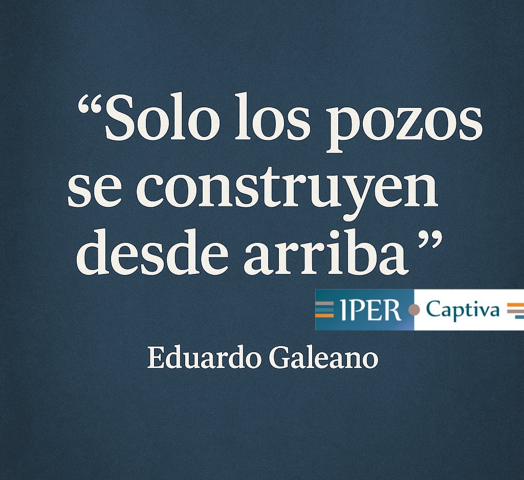 IPERCaptiva's tweet photo. @IPERCaptiva cumple tres años y esta frase de Eduardo Galeano nos representa. 

Gracias a quiénes confían en nosotros. https://t.co/L3rlD2FXSk