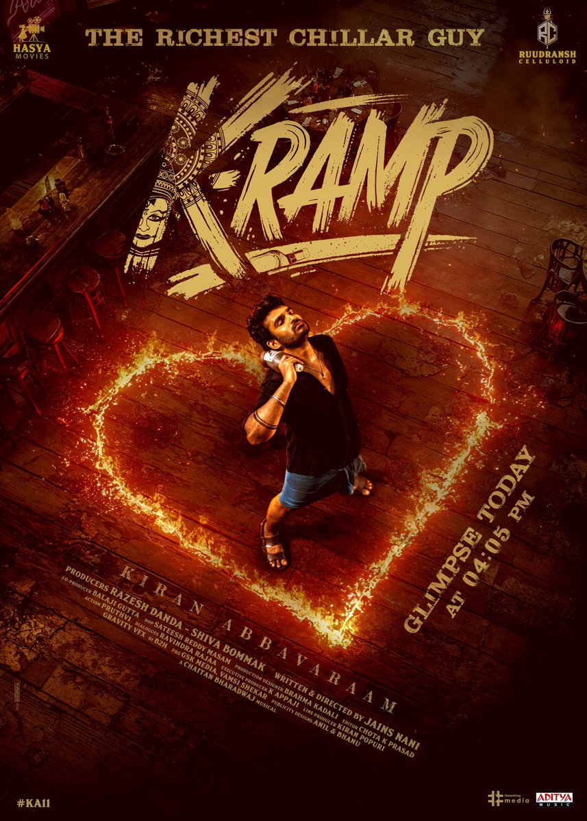 jains nani (@jainsnani) on Twitter photo .#KRampGlimpse Today, 14th July @ 04.05 PM π₯
<a href="/Kiran_Abbavaram/">Kiran Abbavaram</a> is set to steal the show with his unmatched vibe from #KRamp β€οΈβπ₯
<a href="/realyukti/">Yukti Thareja</a> <a href="/JainsNani/">jains nani</a> <a href="/HasyaMovies/">Hasya Movies</a> #KA11 .#KRampGlimpse Today, 14th July @ 04.05 PM π₯
<a href="/Kiran_Abbavaram/">Kiran Abbavaram</a> is set to steal the show with his unmatched vibe from #KRamp β€οΈβπ₯
<a href="/realyukti/">Yukti Thareja</a> <a href="/JainsNani/">jains nani</a> <a href="/HasyaMovies/">Hasya Movies</a> #KA11
