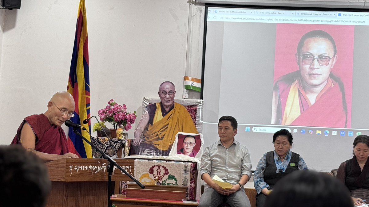 TYC VP attended the 10th anniversary commemoration of Tulku Tenzin Delek Rinpoche's tragic passing due to Chinese torture and repression. He delivered a talk highlighting the importance of exposing Chinese atrocities, as part of an event organized by Rinpoche's students in exile.