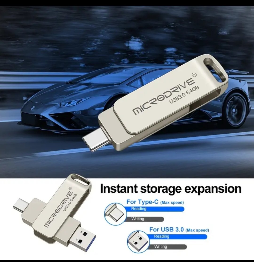 springforthWnG's tweet image. Micro Drive USB 3.0 Type C metal flash drive. 128gb high speed data transfer 2 in 1 USB C &amp;amp; Type C.

Pls follow @springforthWnG 
For enquiry WhatsApp 2348069140587 

#morestorage #storagesolutions #highspeeddatatransfer #datatransfer