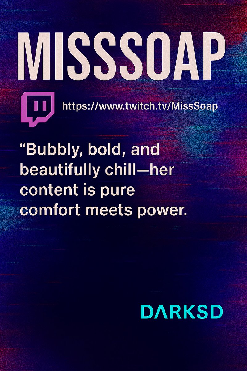 Darkside2471's tweet photo. 🛁 @soap_miss 
Bubbly, bold, and beautifully chill—her content is pure comfort meets power. https://t.co/QHMbDNCCUL