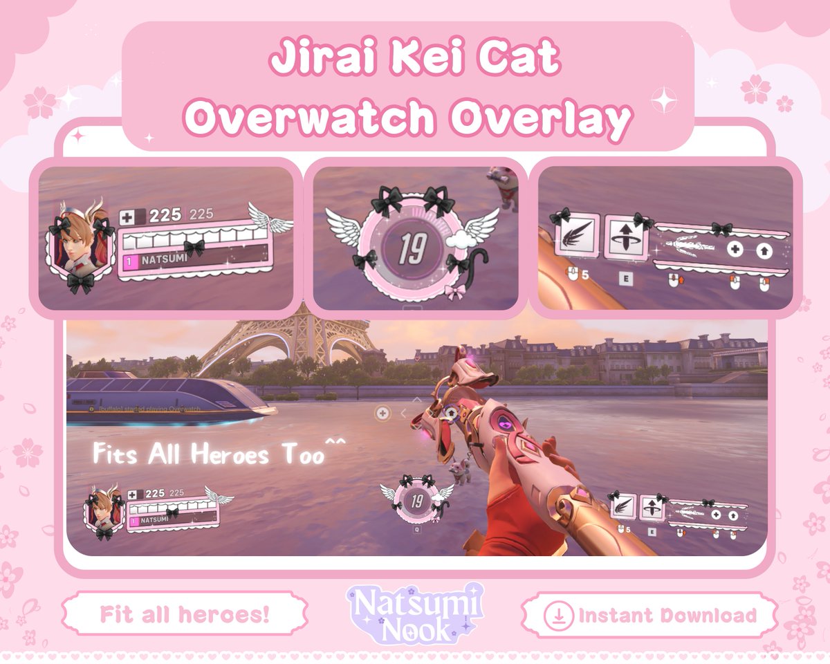 🖤FREE for 48 hours: Jirai Kei Kitty Overwatch Overlay

♡ hearts appreciated ! 
↺ retweets appreciated ~

kofi(just add $0): ko-fi.com/s/166878dbce
etsy: natsuminook.etsy.com
