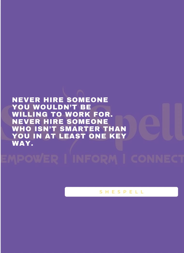 SheSpelOfficial's tweet image. Smart leaders build powerful teams.
Choose people you admire. Choose people who challenge your thinking.
The best hires elevate the room, not just fill a role.
blessed week of opportunities 🥳
#SheSpell #LeadershipGoals #TeamBuilding #HireSmart #WomenInLeadership
